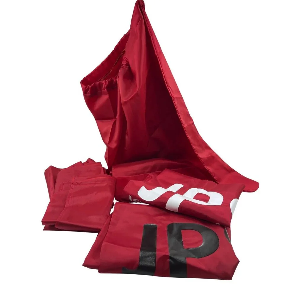 Lot of 6 Luxurious Red Storage Bag Size 39x30” 94e